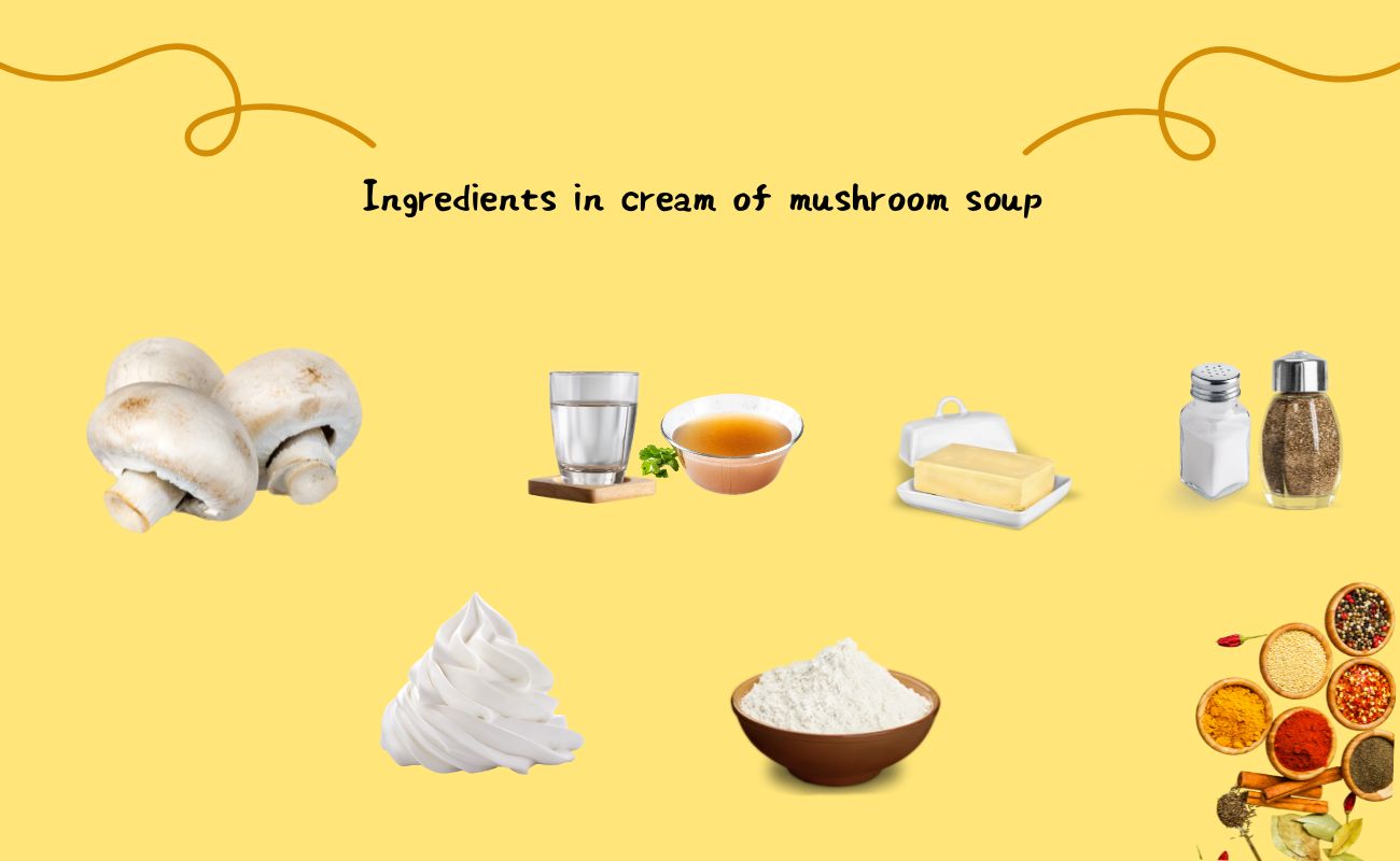 Ingredients in cream of mushroom soup