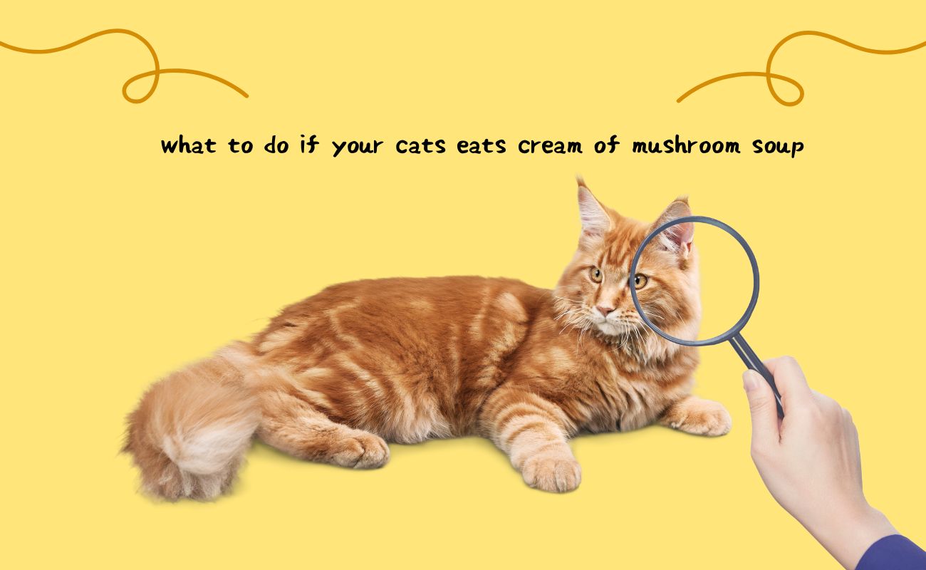 What to Do If Your Cat Eats Cream of Mushroom Soup